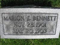 Bennett, Marion E